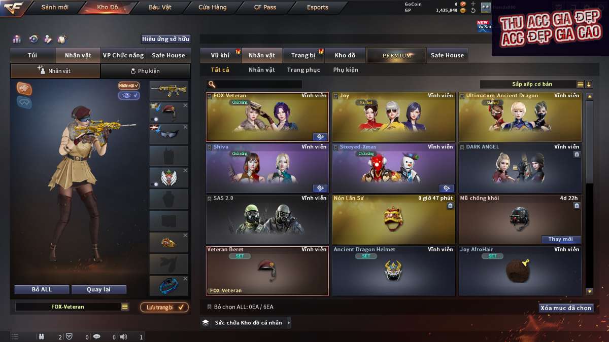 shop acc cf uy tin gia re
